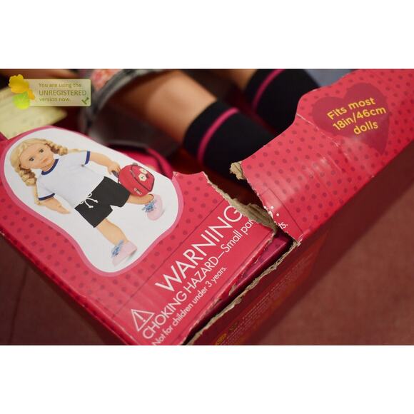 Our Generation Hally with Storybook & Accessories 18" Posable School Doll - Picture 2 of 8